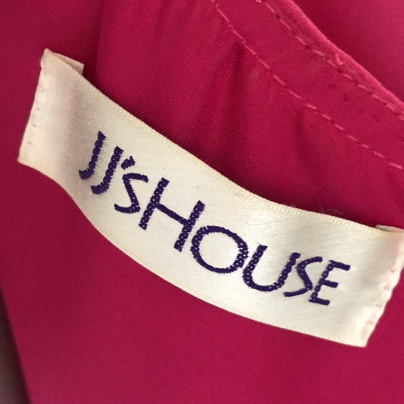 Fushia chiffon party dress - Picture 7 of 7